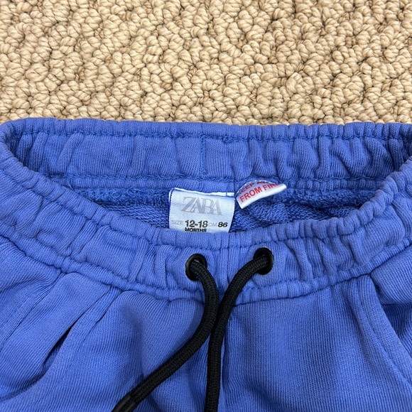 Zara Baby Blue Joggers Size 12-18 Months - Picture 3 of 7